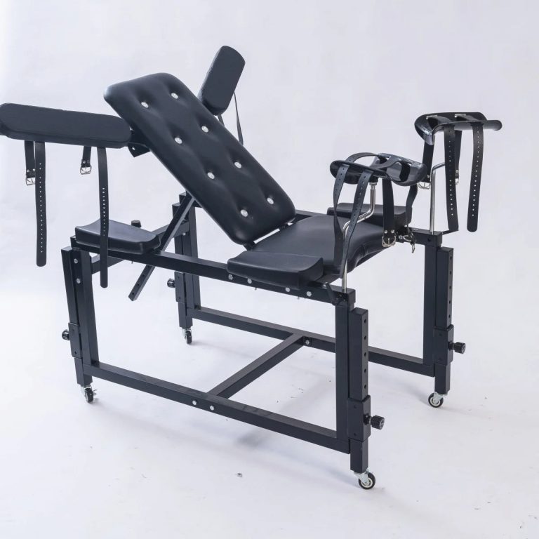 Chaise BDSM avec immobilisation des mains