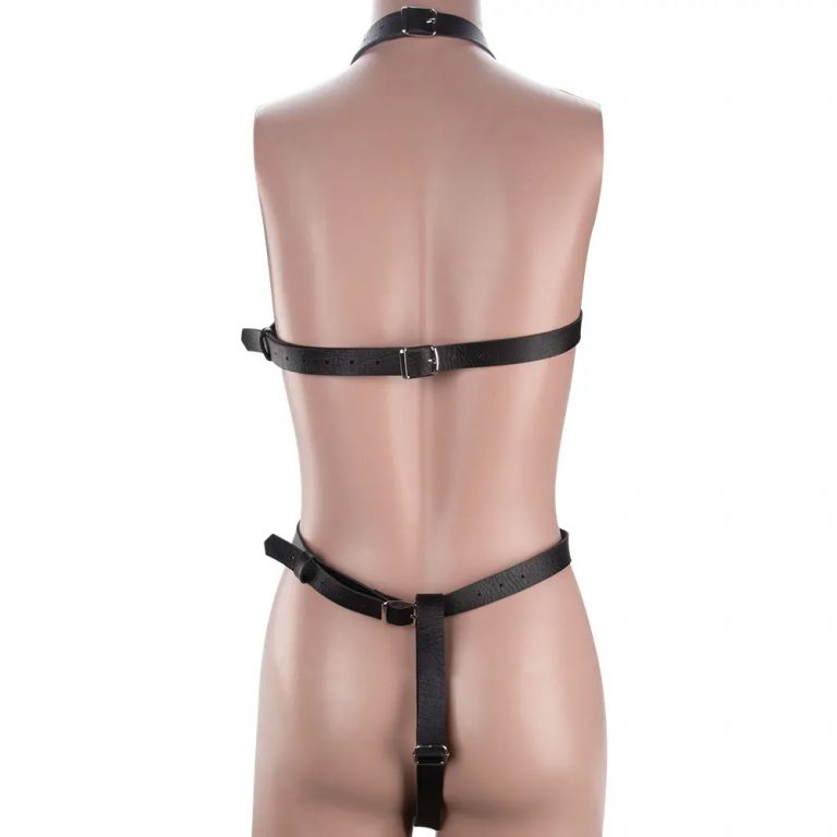Harnais BDSM en cuir pour femme