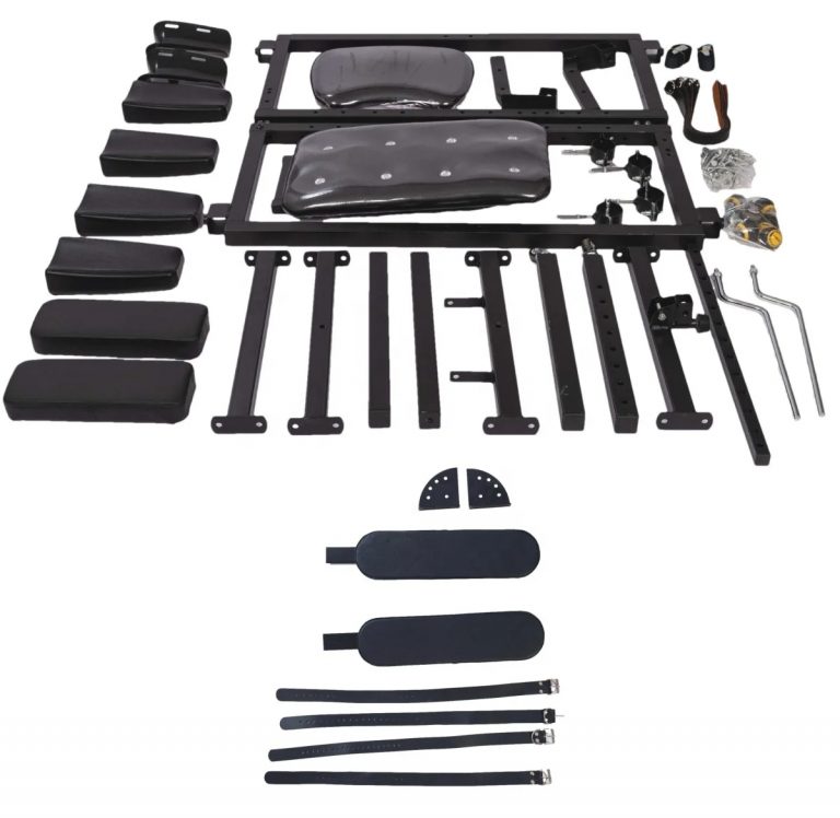Chaise BDSM avec immobilisation des mains