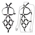 Harnais BDSM en cuir pour femme
