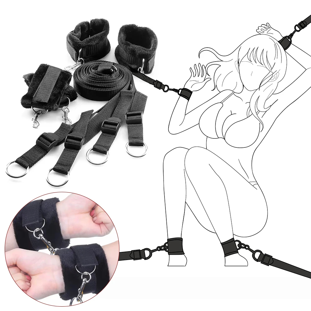 Sangle de blocage BDSM pour lit