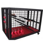 Cage BDSM robuste en acier