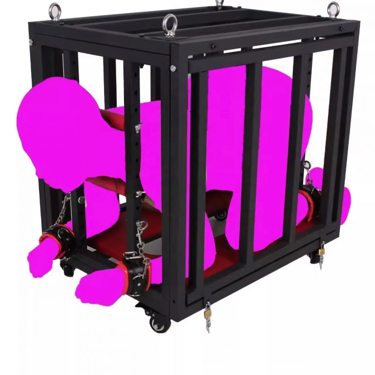 Petite cage BDSM contraignante pour soumission
