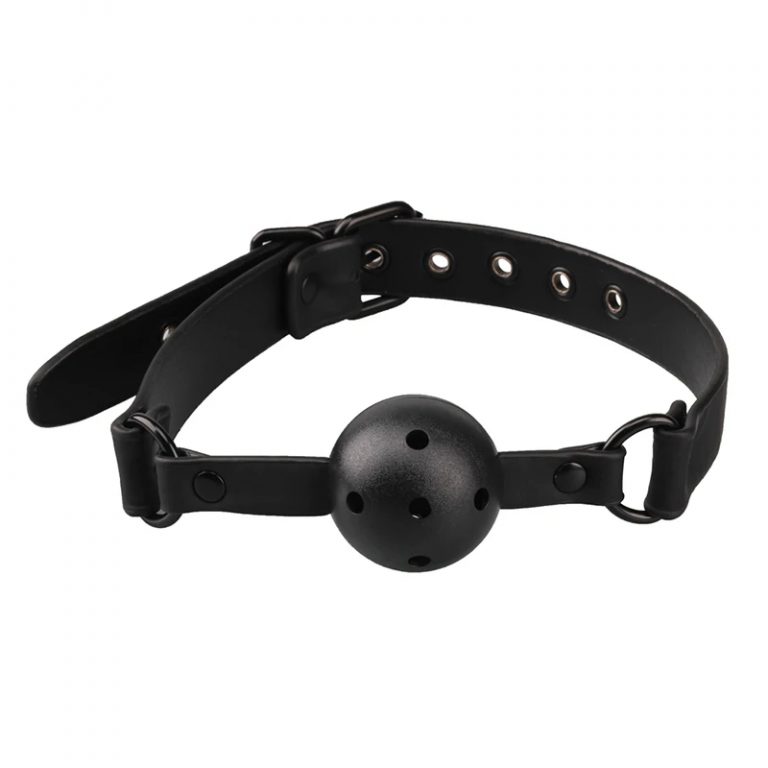 Gag ball avec boule de 3,8 cm pour jeux BDSM