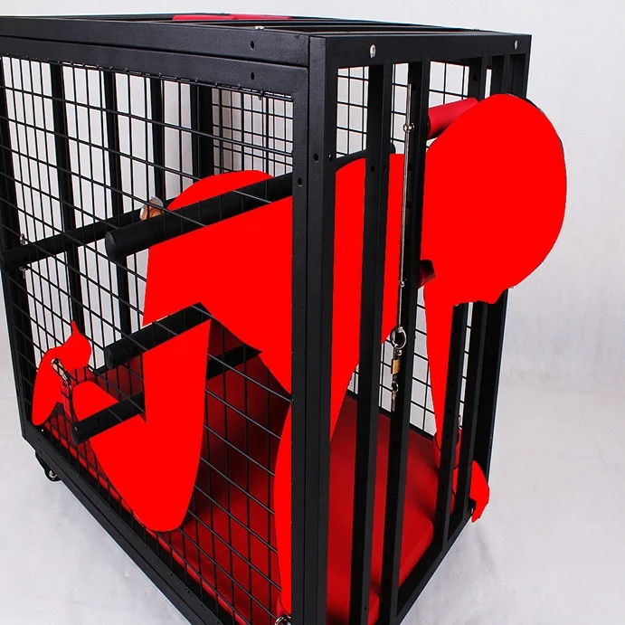 Cage BDSM pour jeux de soumission