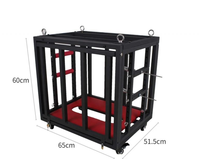 Cage BDSM compacte pour soumission maximale